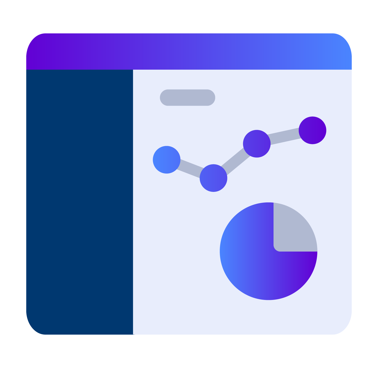 mock dashboard graph