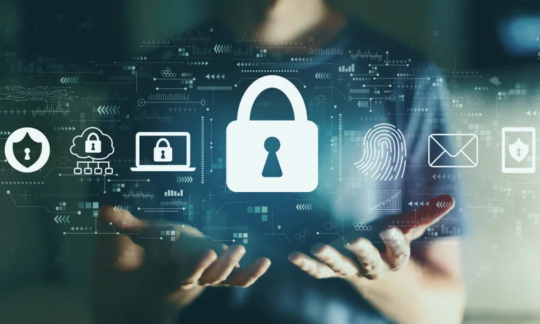 person demonstrating enhanced cloud security - visually imagined