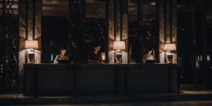 Hotel staff supported by an AI virtual receptionist