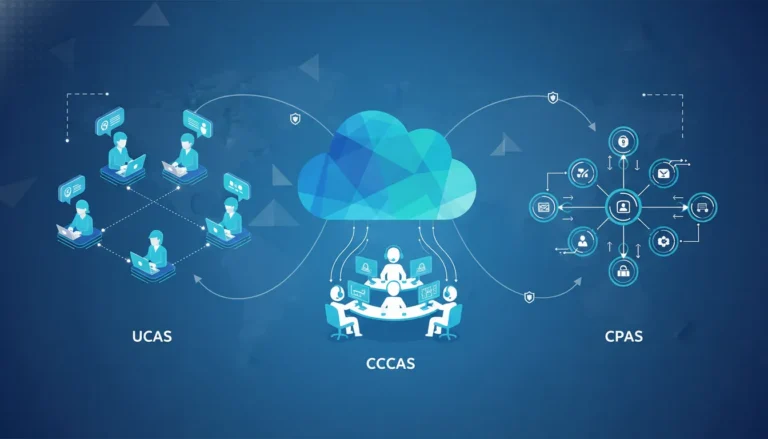 UCaaS vs CCaaS cloud platform comparison with CPaaS workflow integrations