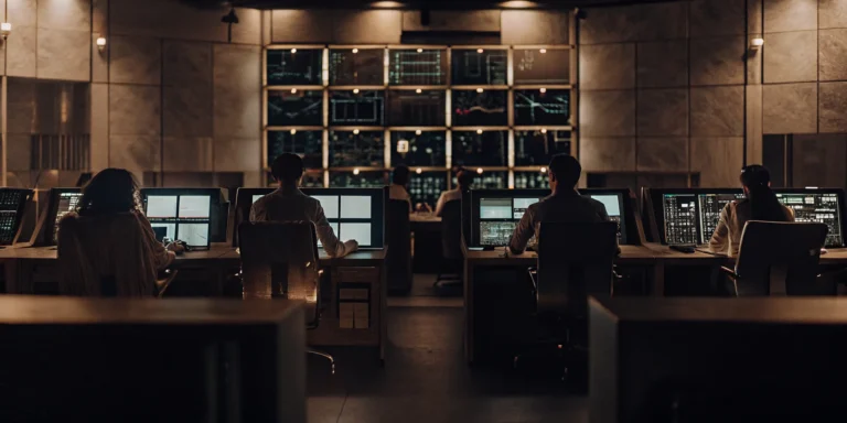 Enterprise contact center team managing customer interactions with CCaaS